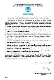Política de Calidad
